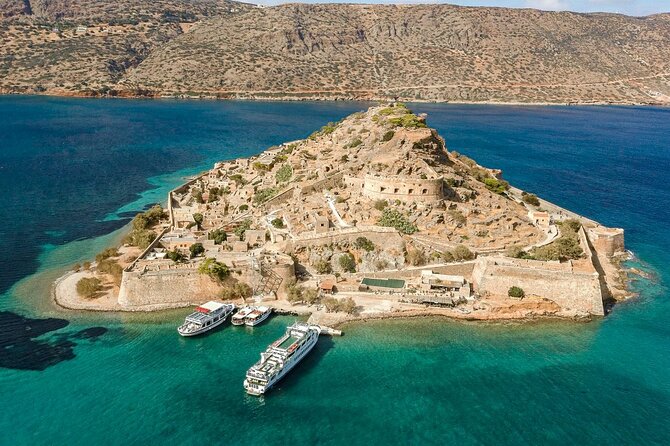 Elounda: Spinalonga Prof. Guided Boat Tour W/ BBQ + Swimming - Transportation