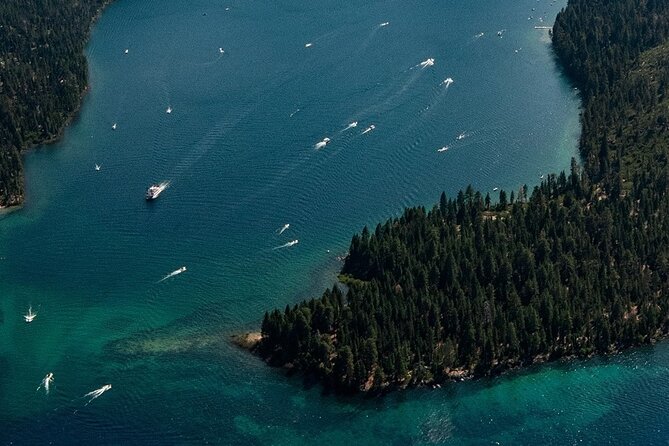 Emerald Bay Helicopter Tour of Lake Tahoe - Aerial Views of Emerald Bay