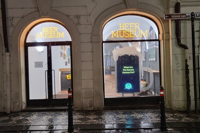 Enjoy 3 Beers in Czech Beer Museum - Souvenir Bottling Opportunity