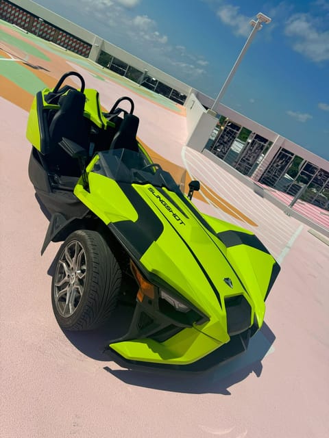 Enjoy 3 HOURS SLINGSHOT RENTAL - Key Points