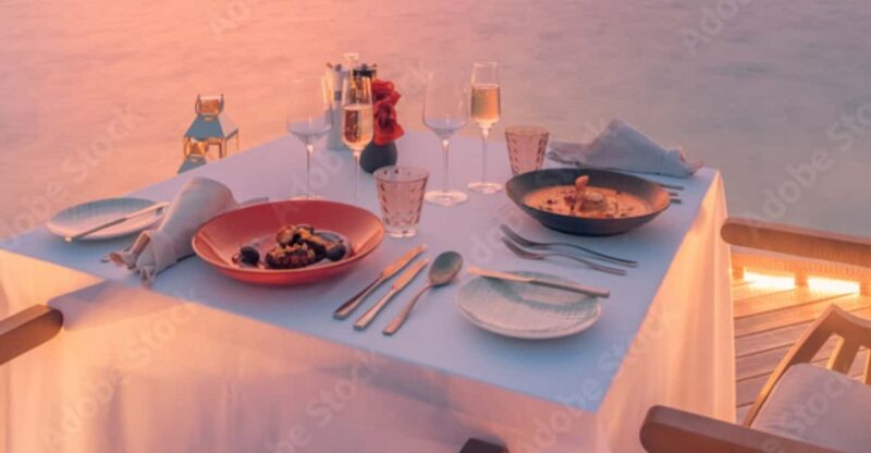 Enjoy a Enchanting Sunset Dinner by the Seaside. - Dinner Menu