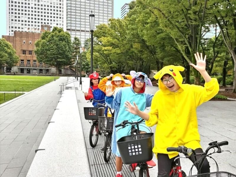 Enjoy Cycling in Anime Costumes! [Tokyo Course A] - Tour Guide and Multilingual Support