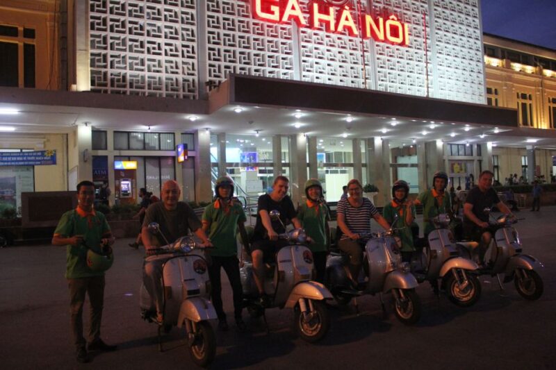 Enjoy Hanoi Like a Local - Vespa & Street Food Tour by Night - Immerse in Hanois French Colonial Heritage