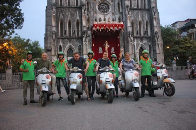 Enjoy Hanoi Like a Local - Vespa & Street Food Tour by Night - Venture Through Hanois Old and New Quarters
