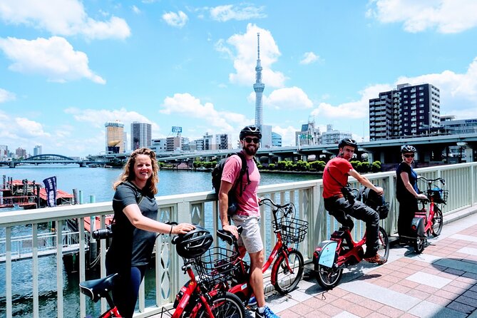 Enjoy Local Tokyo E-Assist Bicycle Tour, 3-Hour Small Group - Explore Tokyos History
