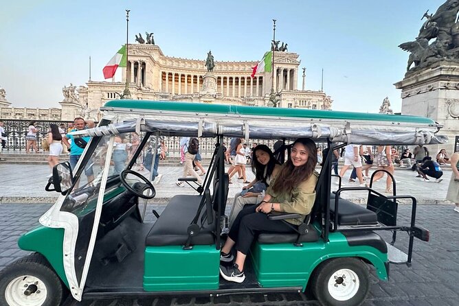 Enjoy Rome Major Attractions by Golfcart - Experiencing Romes History