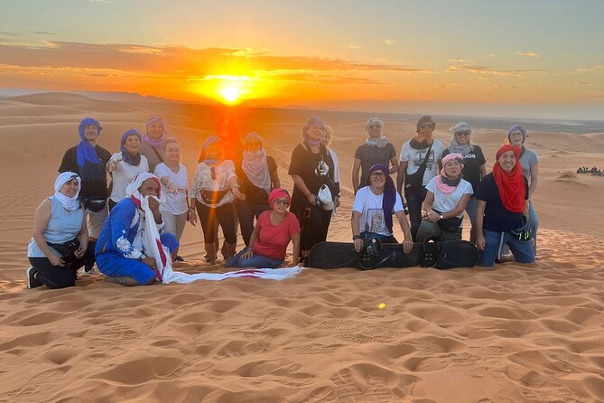 Enjoy1 Night Berber Camp Sahara Desert,Camel Sunset Sunrise Quad Sunboarding ATV - Accommodation in Berber Tent
