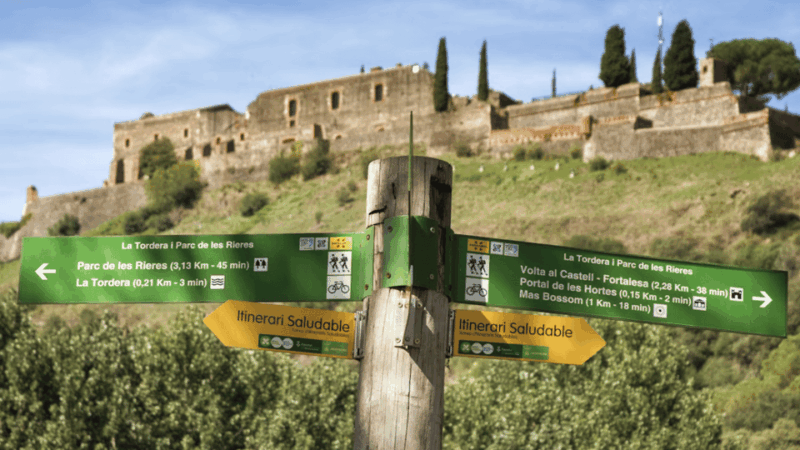 Entrance to Hostalric Castle - Key Points