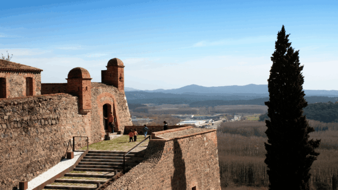 Entrance to Hostalric Castle - Discovering the Iconic Past