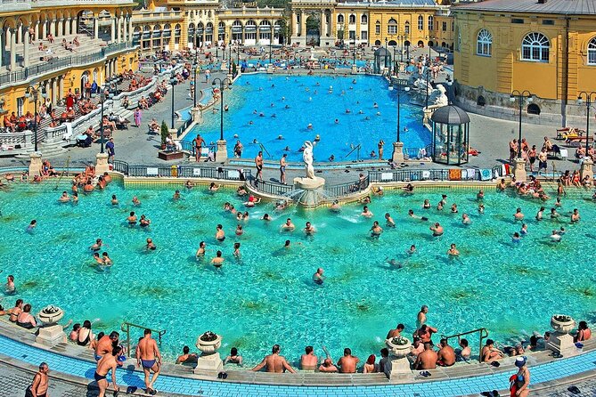 Entrance to Szechenyi Spa in Budapest - Recommended Visiting Time