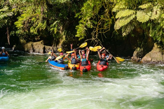 Epic Tandem Kayak Tour Down the Kaituna River Waterfalls - Safety and Instructor Guidance