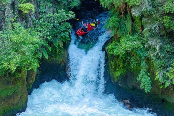Epic Tandem Kayak Tour Down the Kaituna River Waterfalls - Recap