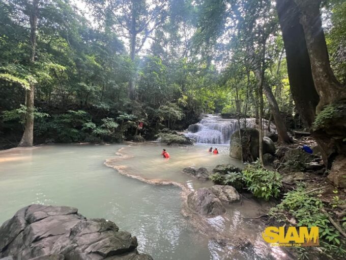 Erawan Waterfall, River Kwai & Railway Tour : From Bangkok - River Kwai Bridge Exploration