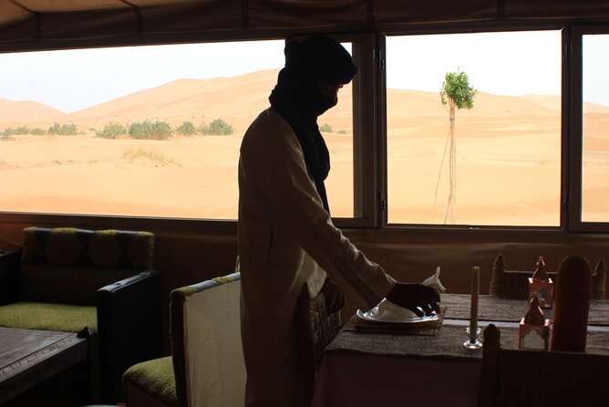 Erg Chebbi Desert Overnight in Tent With Camel Ride & Sandboard - Inclusions and Exclusions