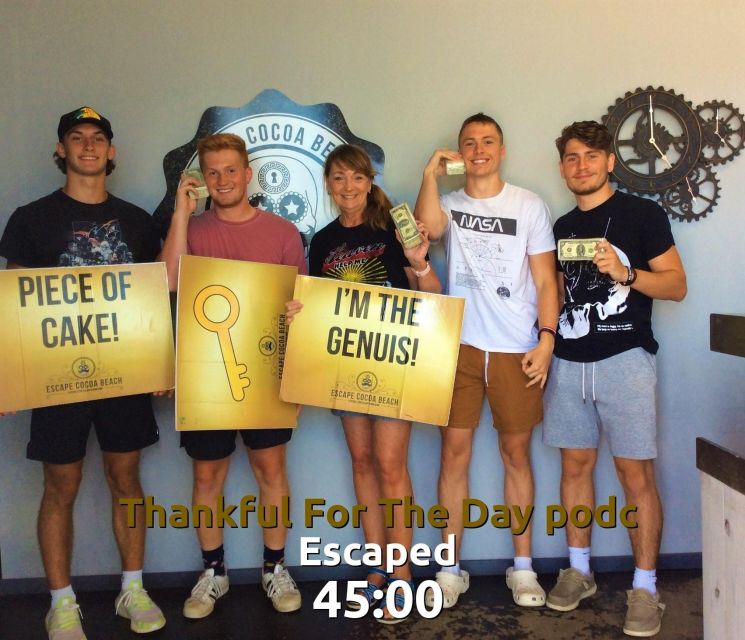 Escape Cocoa Beach: Bank Heist Escape Room Game - Key Points
