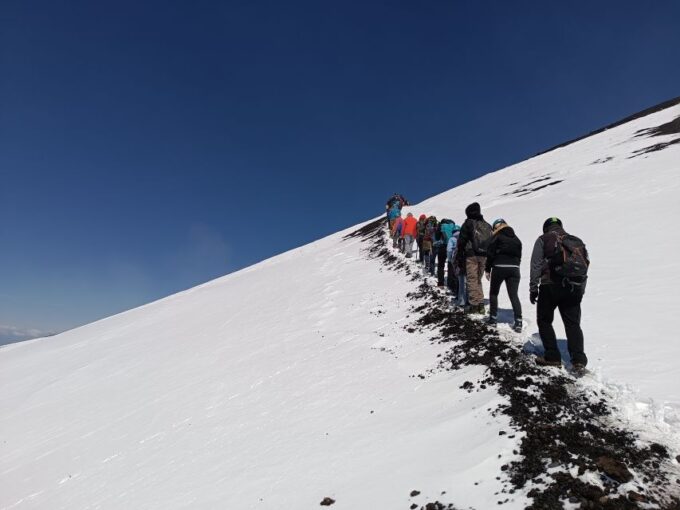Etna Trekking on the Summit With Cable Car and Guide - Connecting With Nature on Etna