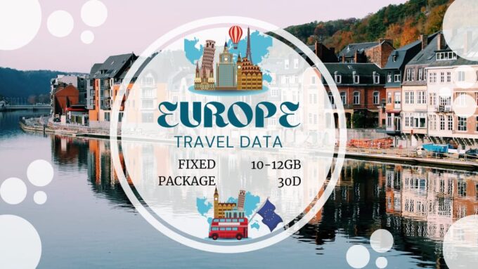 Europe: 4G Esim Unlimited Data Roaming for Tourist - Booking and Support