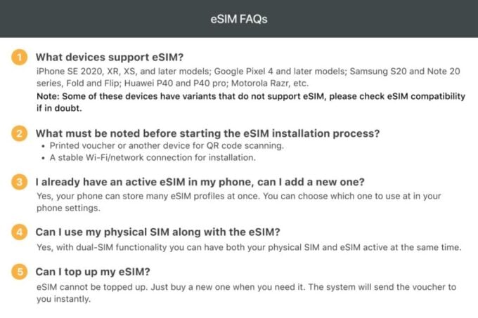 Europe: 5G Esim Roaming Data Plan (0.5-2gb/ Day) - Frequently Asked Questions