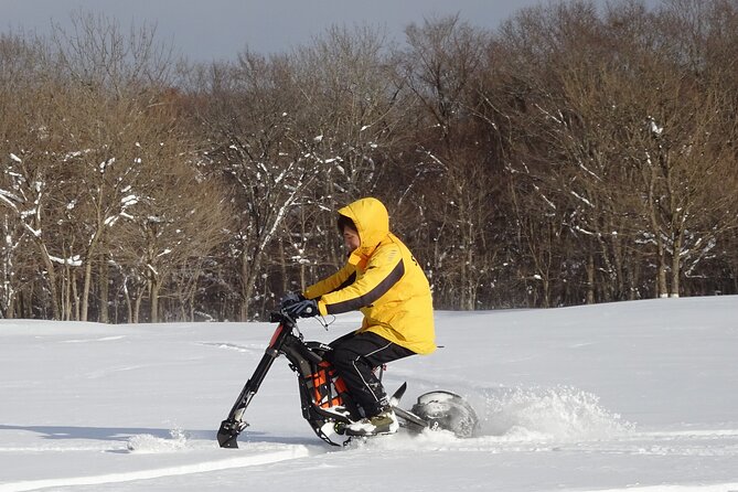 EV Snow Bike Riding Experience With Lunch - Key Points
