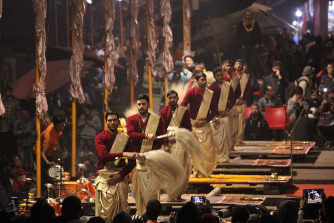 Evening Arti Ceremony - the Light Performance on the Bank of Ganges in Varanasi - Hindu Philosophy of Life and Death