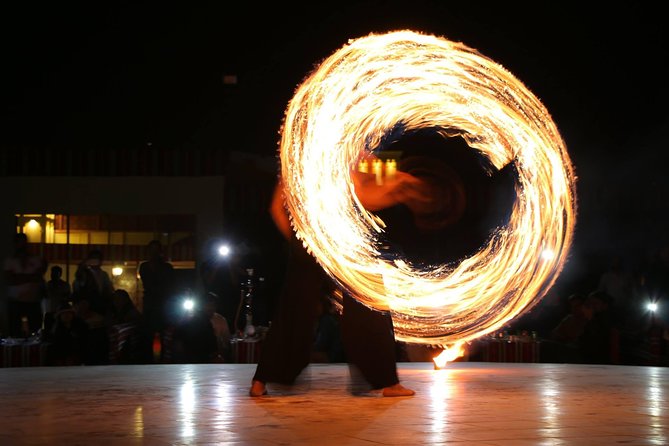 Evening Desert Safari Dubai With Buffet, Dune Bashing, Camel Riding, and Tanura - Bedouin-Style Campsite Experience