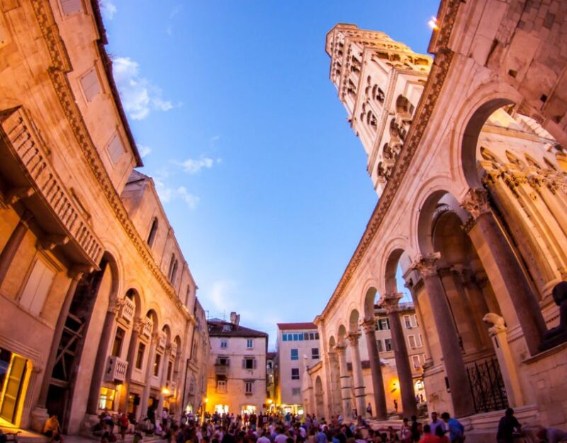 Evening Group Walking Tour - Split Old City Diocletians Pal - Tour Experience