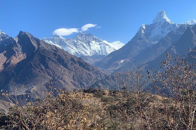 Everest Base Camp Helicopter Tour Stop at Everest View Hotel - Aerial Views of Mount Everest