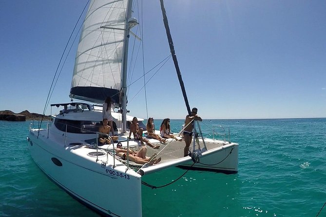 Exclusive Sailing Catamaran Experience to Lobos Island With Lunch and Drinks - Onboard Activities