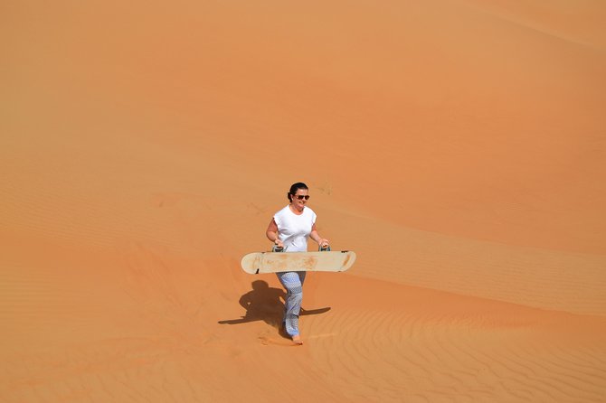 Exclusive Sunrise Desert Safari With Camel Ride Sand Boarding Dune Bashing - Itinerary Details