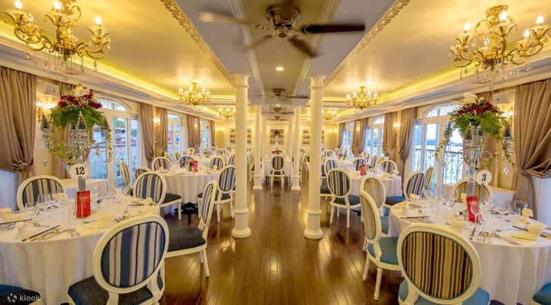 Exotic Boat Trip on The Mythical River and Double-decker Bus - Dining Experience