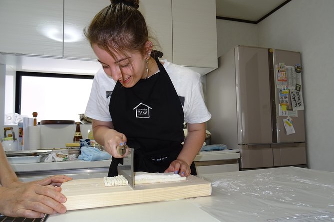 Experience All of Japanese Culture and Japanese Food Experience Classes Origami, Udon, Japanese Food, Green Tea, Calligraphy in 4 Hours - Udon Noodle Making
