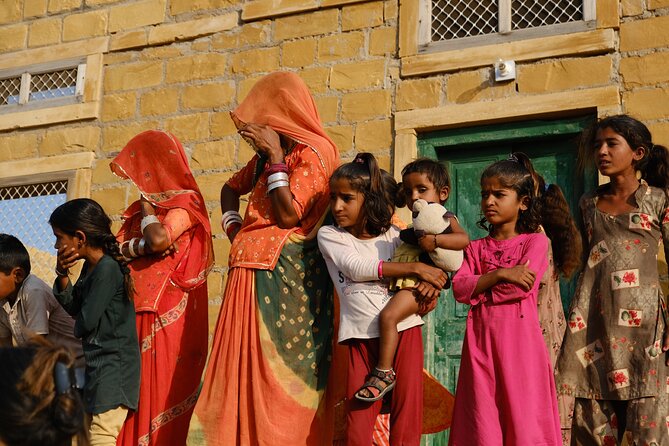 Experience Authentic Desert Villages & Sunset Camel Safari - Homely Vegetarian Lunch Experience
