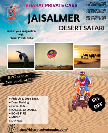 Experience Golden Desert !N Khuri - Itinerary and Activities