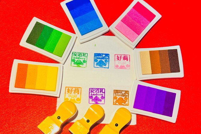Experience Making Personalized Japanese Seal Stamp - Customizing the Stamp Pouch and Ink Pad