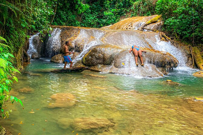 Explore 2 Hidden Water Falls and Caves With Limestone Massage - Exploring the Hidden Waterfalls