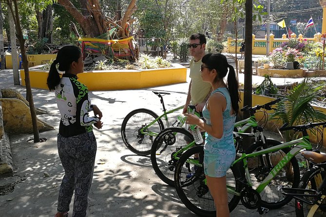Explore Bangkok by Bike & Boat With Lunch - Bicycle and Helmet