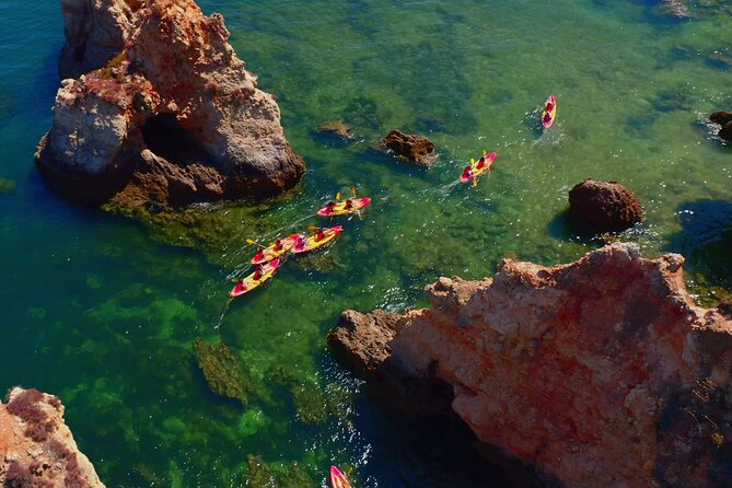 Explore Caves and Beaches of Alvor - Boat & Kayak Tour - Review and Excellence Badge