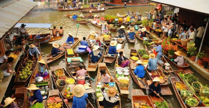 Explore Damnoen Saduak: Floating Market, Train, & Longtail - Frequently Asked Questions