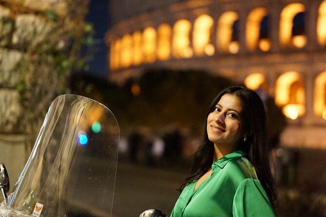 Explore Night Life in Rome With Vintage Vespa - Vespa Riding Experience