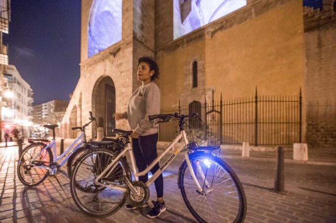 Explore Valencia by Night: 2-Hour Night Bike Tour - Bike Tour Route