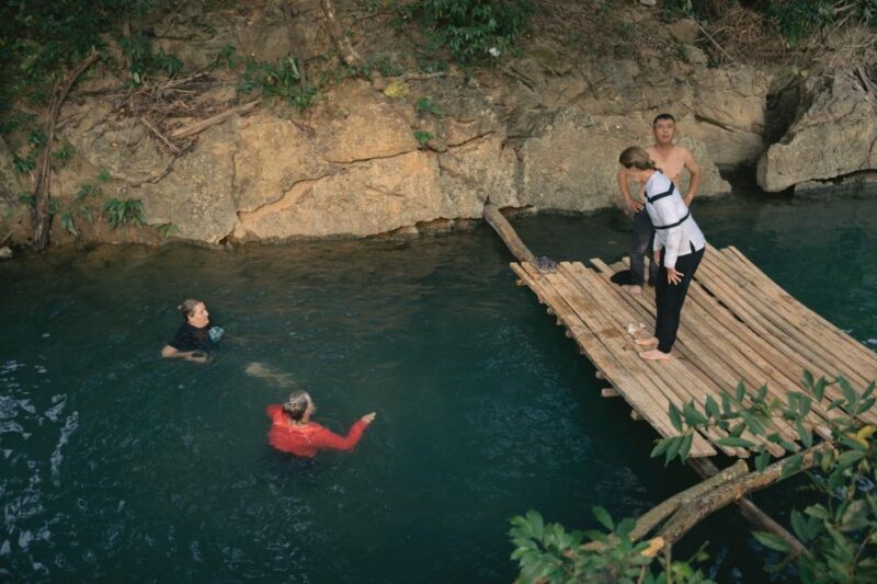 Explorer Cha Loi Cave System 2 Days 1 Night - Setting Up Camp in the Valley of Love