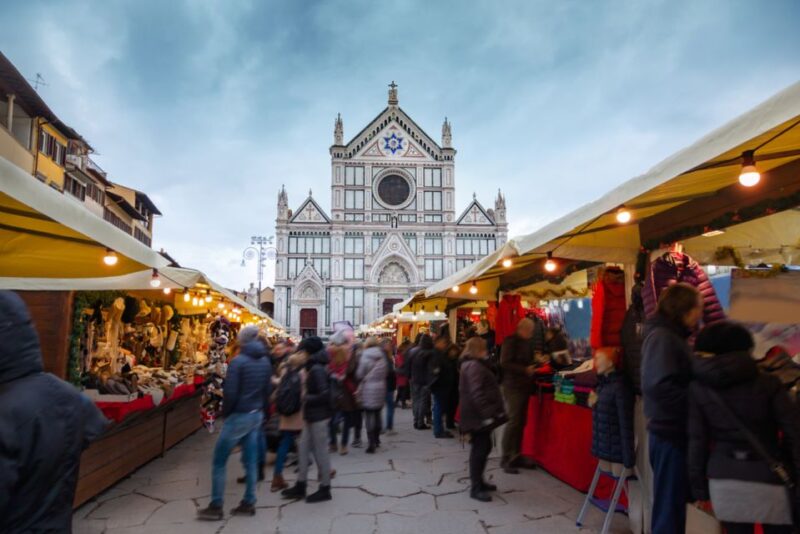 Exploring Florence During Christmas Period - Walking Tour - Piazza Di Santa Croce