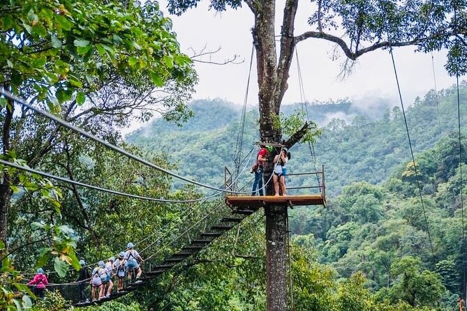 Extream Zipline @ Kingkong Smile and Dip in Hot Spring - Breathtaking Zipline Cable Lengths