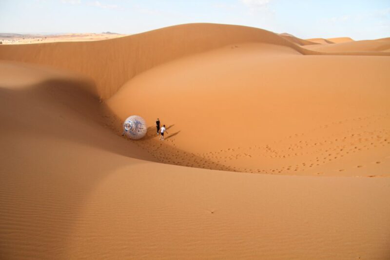 Extreme Adventure With Harness Zorbing in Merzouga Dunes - Booking and Cancellation