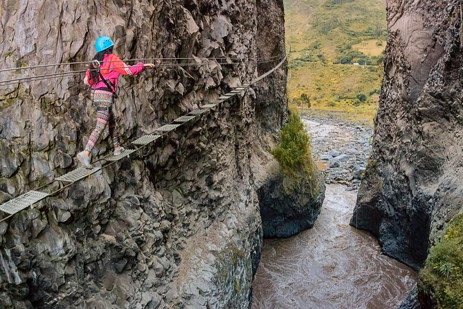 Extreme Basalt Circuit, 5 Activities 1. All Within a Canyoning. - Scaling the Rock Face via Ferrata