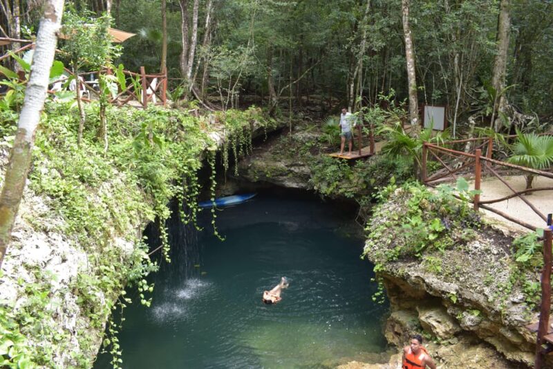 Extreme Jungle Cenotes and Snorkeling at Puerto Morelos Reef - Cenote Exploration