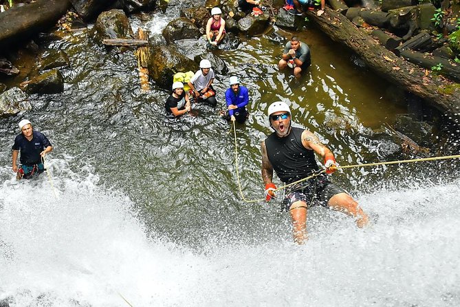 Extreme Waterfall Canyoning in Jaco Beach and Los Suenos - Scenic Tractor Ride and Hike