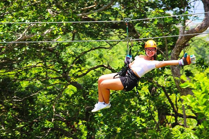 Extreme Zipline, City Tour, Chocolate, Rum Factory, Beach Break, Transfer - Relaxing at the Beach
