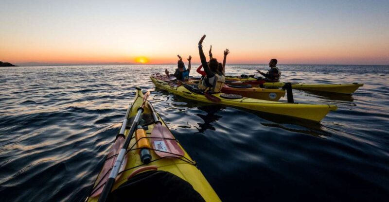 Faliraki: Sunrise Sea Kayaking Experience With Breakfast - Kayaking Equipment and Safety