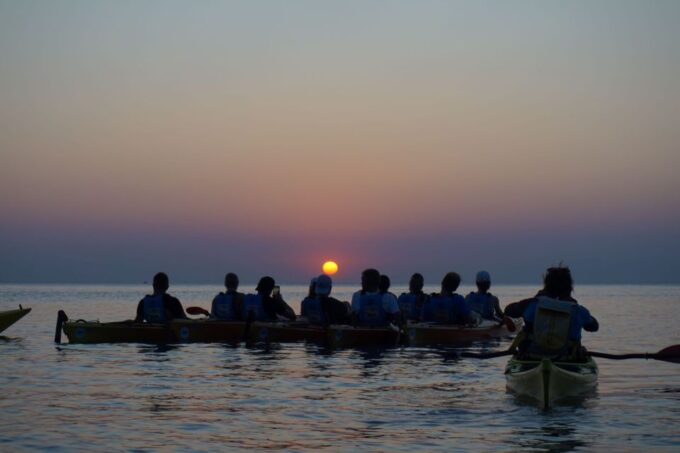 Faliraki: Sunrise Sea Kayaking Experience With Breakfast - Souvenir Photos Included
